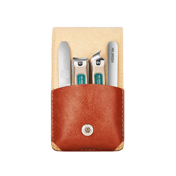 c8eded256399bc9e19cd46a340da7189 Manicure Set 4 in 1 Professional leather case Stainless Steel Nail Clippers Personal Care Tool