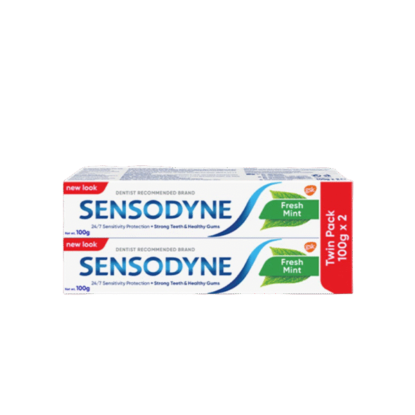 my-11134207-7r990-lu8popmqcni54b Sensodyne Sensitive Daily Care Fresh Mint Toothpaste Twin Pack (2 x 100 g)