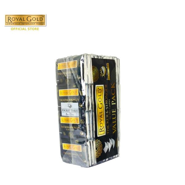 Royal Gold Luxurious Pocket Tissue White