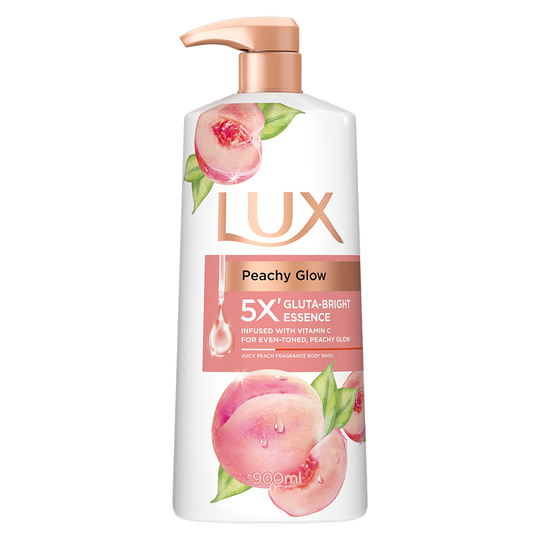 medium (56) LUX COOLING PEACH SHOWER CREAM BOTTLE 900ML