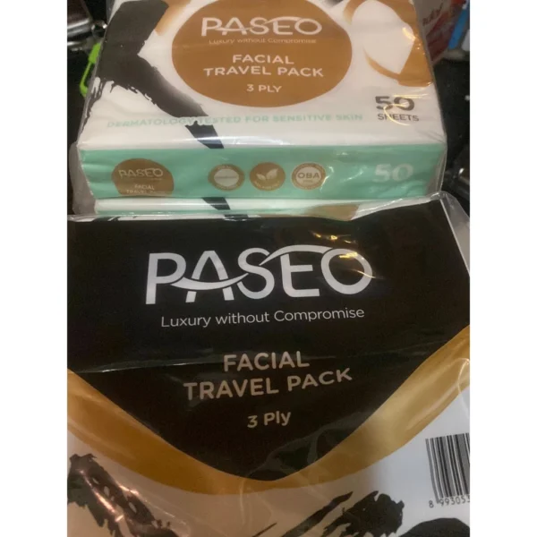 PASEO Tissue 3PLY Travel Pack