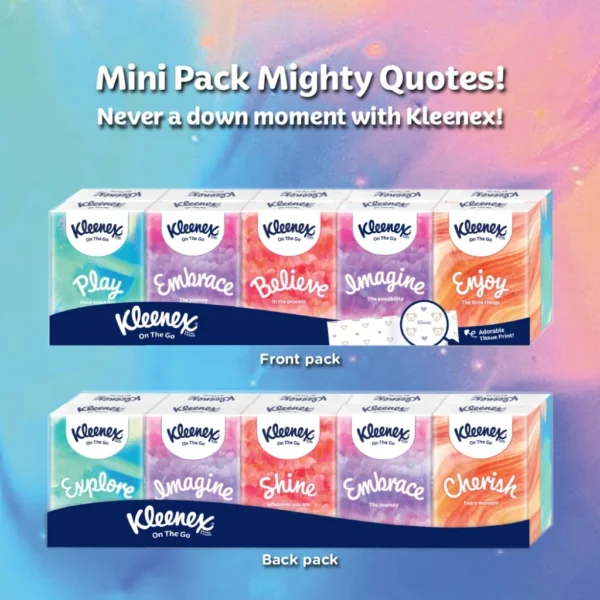 Kleenex Hanky Pack Pocket Tissue 3 Ply